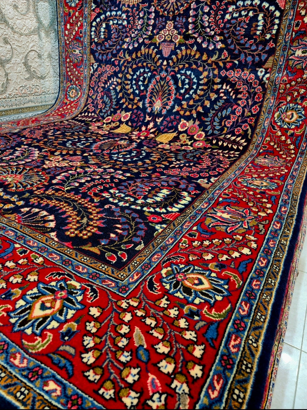 فرش دستباف شش متری منحصربفرد و استثنایی لیلیان