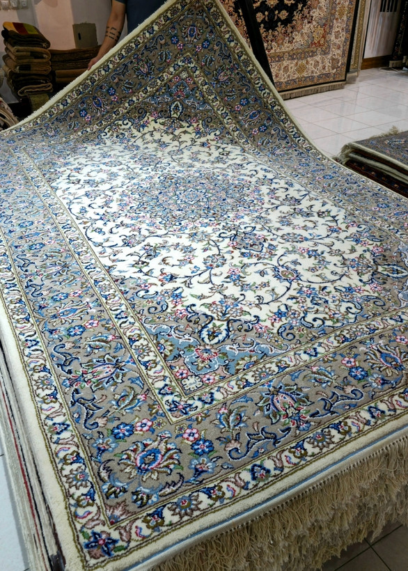 فرش دستباف جفت شش متری لچک ترنج بافت یزد(اردکان)